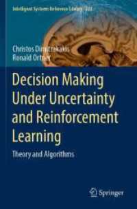 Decision Making under Uncertainty and Reinforcement Learning : Theory and Algorithms (Intelligent Systems Reference Library)