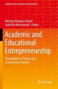 Academic and Educational Entrepreneurship : Foundations in Theory and Lessons from Practice (Springer Texts in Business and Economics)