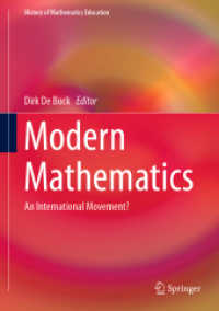 現代数学：国際的運動？<br>Modern Mathematics : An International Movement? (History of Mathematics Education)