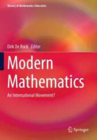 Modern Mathematics : An International Movement? (History of Mathematics Education) （2023）