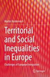 Territorial and Social Inequalities in Europe : Challenges of European Integration