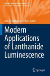 Modern Applications of Lanthanide Luminescence (Springer Series on Fluorescence)