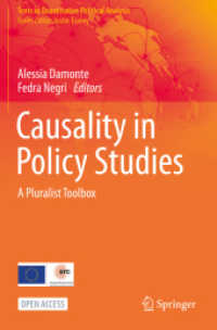 Causality in Policy Studies : a Pluralist Toolbox (Texts in Quantitative Political Analysis)