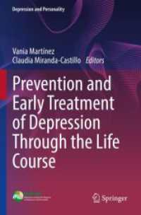 Prevention and Early Treatment of Depression through the Life Course (Depression and Personality)
