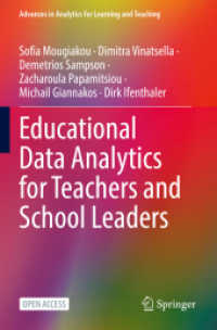 Educational Data Analytics for Teachers and School Leaders (Advances in Analytics for Learning and Teaching)