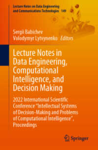 Lecture Notes in Data Engineering, Computational Intelligence, and Decision Making : 2022 International Scientific Conference 'Intellectual Systems of Decision-Making and Problems of Computational Intelligence', Proceedings (Lecture Notes on Data Eng