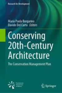 Conserving 20th-Century Architecture : The Conservation Management Plan (Research for Development)