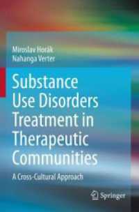 Substance Use Disorders Treatment in Therapeutic Communities : A Cross-Cultural Approach