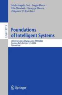 Foundations of Intelligent Systems : 26th International Symposium, ISMIS 2022, Cosenza, Italy, October 3-5, 2022, Proceedings (Lecture Notes in Computer Science)