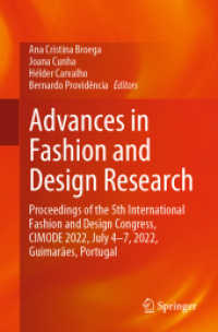 Advances in Fashion and Design Research : Proceedings of the 5th International Fashion and Design Congress, CIMODE 2022, July 4-7, 2022, Guimarães, Portugal
