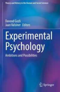 Experimental Psychology : Ambitions and Possibilities (Theory and History in the Human and Social Sciences)