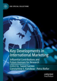 Key Developments in International Marketing : Influential Contributions and Future Avenues for Research (Jibs Special Collections)