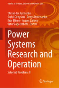 Power Systems Research and Operation : Selected Problems II (Studies in Systems, Decision and Control)