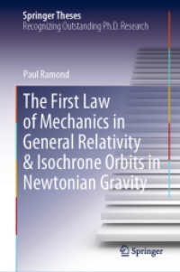 The First Law of Mechanics in General Relativity & Isochrone Orbits in Newtonian Gravity (Springer Theses)