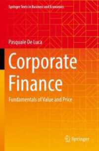 Corporate Finance : Fundamentals of Value and Price (Springer Texts in Business and Economics)