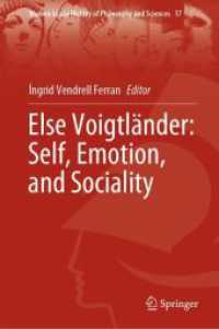 Else Voigtländer: Self, Emotion, and Sociality (Women in the History of Philosophy and Sciences)