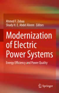 Modernization of Electric Power Systems : Energy Efficiency and Power Quality