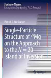 Single-Particle Structure of 29Mg on the Approach to the N = 20 Island of Inversion (Springer Theses)