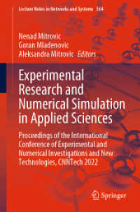 Experimental Research and Numerical Simulation in Applied Sciences : Proceedings of the International Conference of Experimental and Numerical Investigations and New Technologies, CNNTech 2022 (Lecture Notes in Networks and Systems)