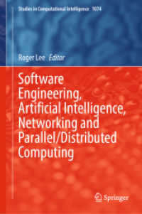 Software Engineering, Artificial Intelligence, Networking and Parallel/Distributed Computing (Studies in Computational Intelligence)