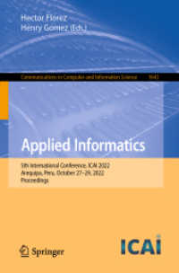 Applied Informatics : 5th International Conference, ICAI 2022, Arequipa, Peru, October 27-29, 2022, Proceedings (Communications in Computer and Information Science)