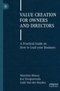 Value Creation for Owners and Directors : A Practical Guide on How to Lead your Business