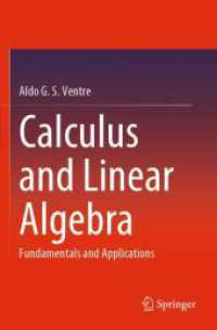 Calculus and Linear Algebra : Fundamentals and Applications