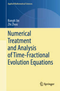 Numerical Treatment and Analysis of Time-Fractional Evolution Equations (Applied Mathematical Sciences)