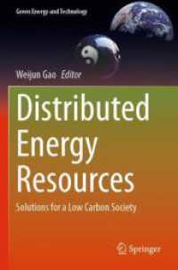Distributed Energy Resources : Solutions for a Low Carbon Society (Green Energy and Technology)