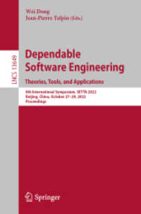 Dependable Software Engineering. Theories, Tools, and Applications : 8th International Symposium, SETTA 2022, Beijing, China, October 27-29, 2022, Proceedings (Lecture Notes in Computer Science)