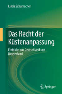 Das Recht der Küstenanpassung : Einblicke aus Deutschland und Neuseeland