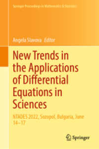 New Trends in the Applications of Differential Equations in Sciences : NTADES 2022, Sozopol, Bulgaria, June 14-17 (Springer Proceedings in Mathematics & Statistics)