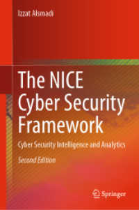 NICEサイバーセキュリティ・テキスト（第２版）<br>The NICE Cyber Security Framework : Cyber Security Intelligence and Analytics （2ND）