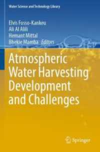 Atmospheric Water Harvesting Development and Challenges (Water Science and Technology Library)