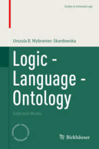 Logic - Language - Ontology : Selected Works (Studies in Universal Logic)