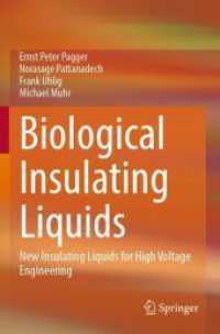 Biological Insulating Liquids : New Insulating Liquids for High Voltage Engineering （2023）