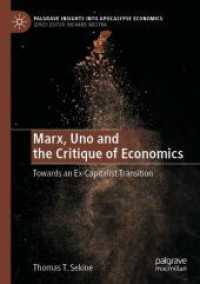 Marx, Uno and the Critique of Economics : Towards an Ex-Capitalist Transition (Palgrave Insights into Apocalypse Economics)