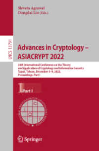 Advances in Cryptology - ASIACRYPT 2022 : 28th International Conference on the Theory and Application of Cryptology and Information Security, Taipei, Taiwan, December 5-9, 2022, Proceedings, Part I (Lecture Notes in Computer Science)