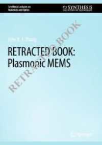 Plasmonic MEMS (Synthesis Lectures on Materials and Optics)