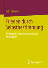 Frieden durch Selbstbestimmung : Erfolg und Scheitern territorialer Autonomie