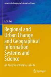 Regional and Urban Change and Geographical Information Systems and Science : An Analysis of Ontario, Canada (Advances in Geographic Information Science)