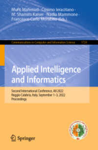 Applied Intelligence and Informatics : Second International Conference, AII 2022, Reggio Calabria, Italy, September 1-3, 2022, Proceedings (Communications in Computer and Information Science)