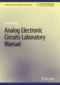 Analog Electronic Circuits Laboratory Manual (Synthesis Lectures on Electrical Engineering) （2023）