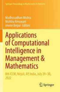 Applications of Computational Intelligence in Management & Mathematics : 8th ICCM, Nirjuli, AP, India, July 29-30, 2022 (Springer Proceedings in Mathematics & Statistics)