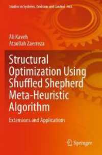 Structural Optimization Using Shuffled Shepherd Meta-Heuristic Algorithm : Extensions and Applications (Studies in Systems, Decision and Control) （2023）