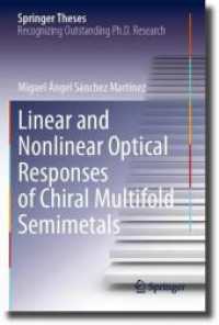 Linear and Nonlinear Optical Responses of Chiral Multifold Semimetals (Springer Theses)