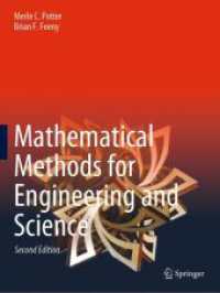 Mathematical Methods for Engineering and Science （2. Aufl. 2024. xiv, 500 S. XIV, 500 p. 157 illus., 3 illus. in color.）