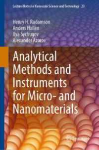 Analytical Methods and Instruments for Micro- and Nanomaterials (Lecture Notes in Nanoscale Science and Technology)