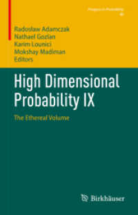 High Dimensional Probability IX : The Ethereal Volume (Progress in Probability) （2023）