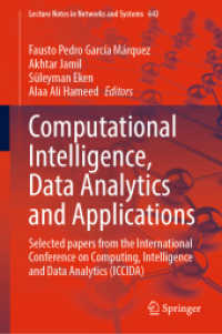 Computational Intelligence, Data Analytics and Applications : Selected papers from the International Conference on Computing, Intelligence and Data Analytics (ICCIDA) (Lecture Notes in Networks and Systems)